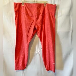 Nike Coral Patterned Leggings